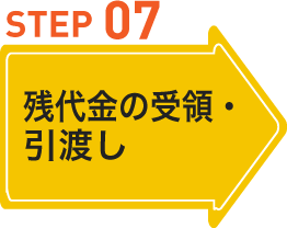 残代金の受領・引渡し