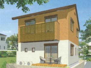 外観パースお庭側