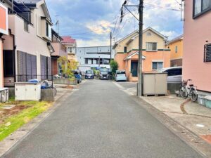 前面道路