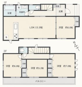 杉久保間取り図