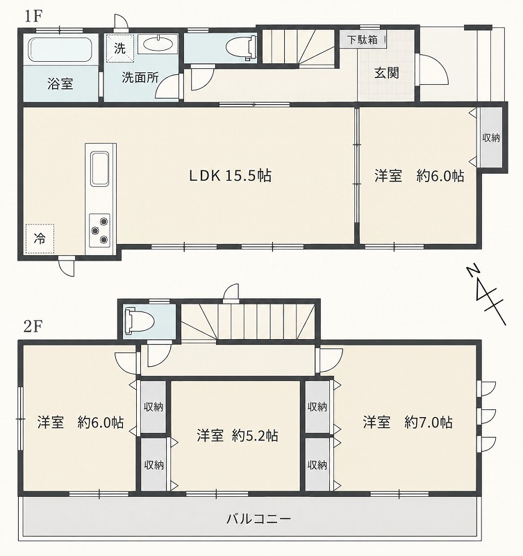 杉久保間取り図